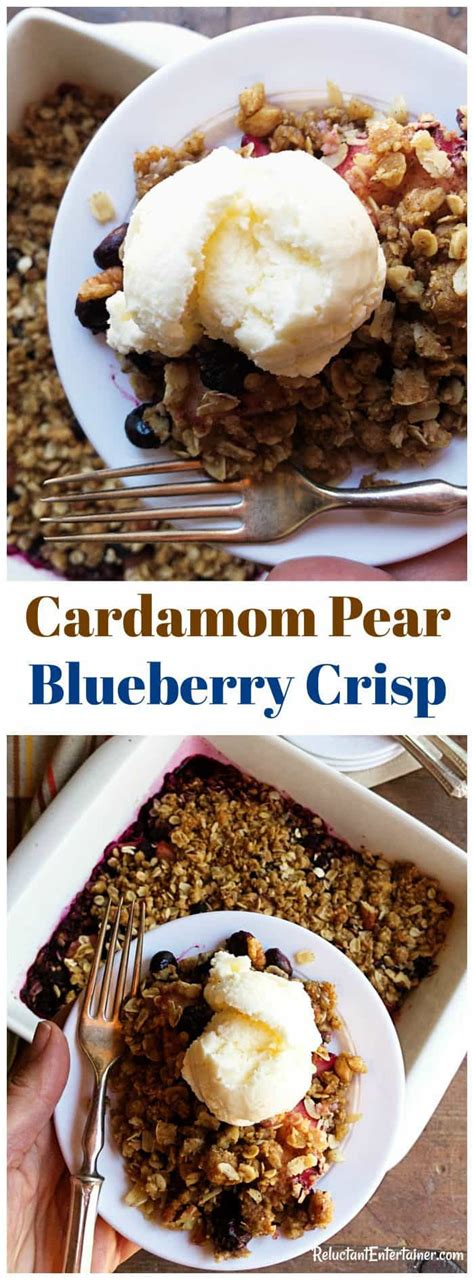 cardamom-pear-blueberry-crisp-reluctant-entertainer image