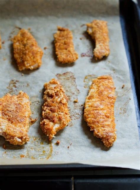 healthy-baked-chicken-tenders-eating-bird-food image