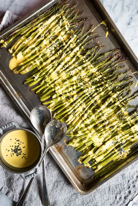 roasted-asparagus-with-creamy-lemon-cardamom image