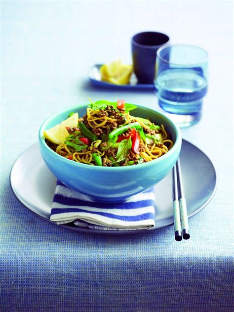 stir-fried-curried-beef-with-noodles-and-basil-healthy image