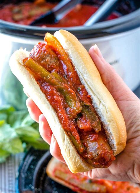 slow-cooker-sausage-and-peppers-food-folks-and-fun image