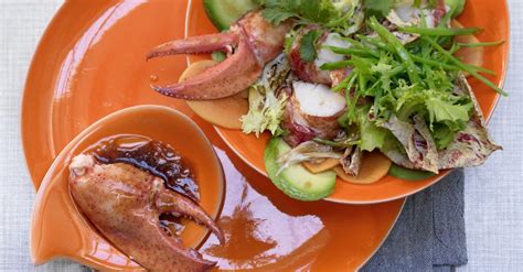 lobster-papaya-salad-recipe-eat-smarter-usa image
