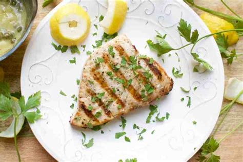 grilled-swordfish-with-butter-lemon-caper-sauce image