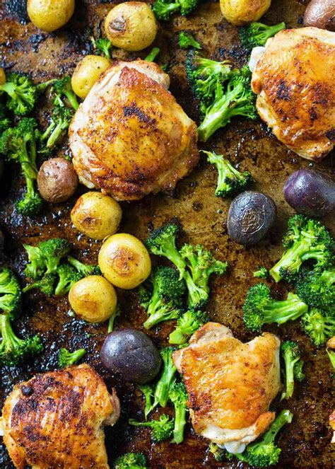 sheet-pan-chicken-with-roasted-broccoli-and-potatoes image