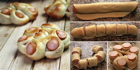wonderful-diy-flower-hot-dog-bread-rolls image