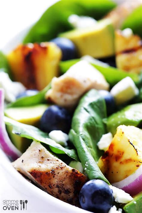 grilled-pineapple-chicken-and-avocado-salad-gimme image