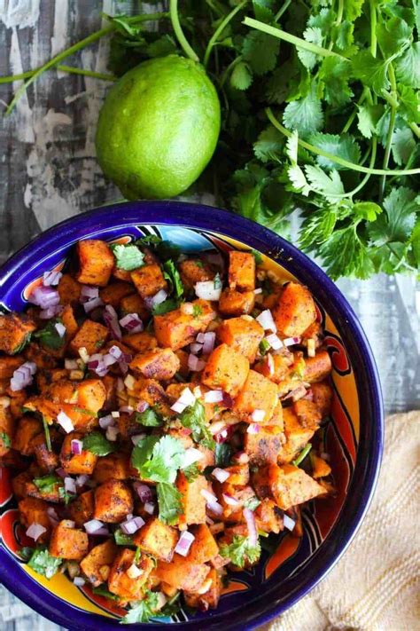 cilantro-lime-sweet-potato-salad-tao-of-spice image