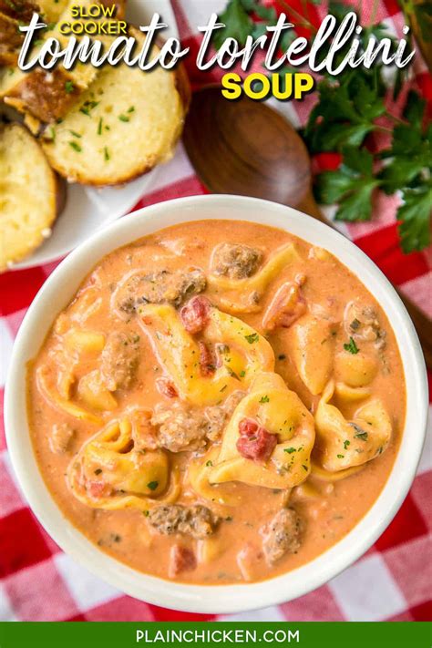 slow-cooker-tomato-tortellini-soup-plain-chicken image