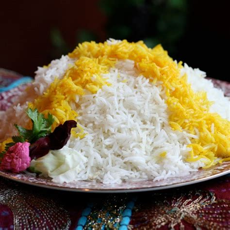persian-steamed-white-rice-chelo-recipe-epicurious image