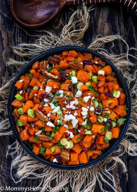 roasted-sweet-potato-and-cranberry-salad-mommys image