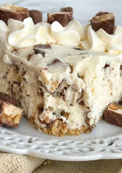 no-bake-snickers-cheesecake-pie-together-as-family image