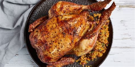 rotisserie-chicken-with-apricot-pine-nut-and-freekeh image