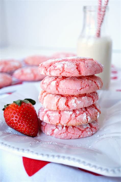 strawberry-cake-mix-crinkle-cookies-the-baking-fairy image