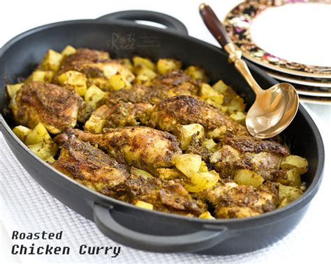 roasted-chicken-curry-roti-n-rice image