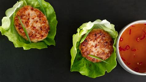 chicken-sausage-lettuce-wraps-recipe-bon-apptit image
