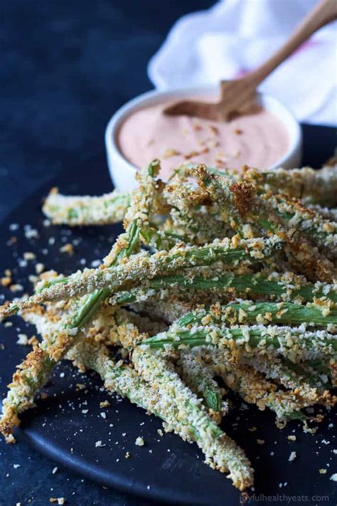 crispy-baked-green-bean-fries-healthy-french-fry image