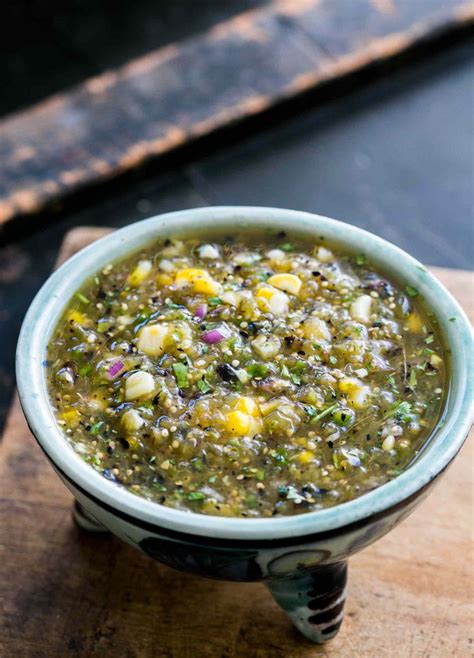 grilled-tomatillo-and-corn-salsa-recipe-simply image