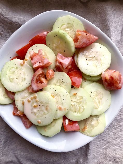 moms-cucumber-and-tomato-salad-recipe-review-kitchn image