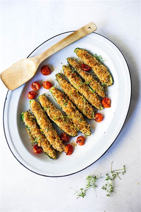 baked-zucchini-with-garlicky-parmesan-breadcrumbs image