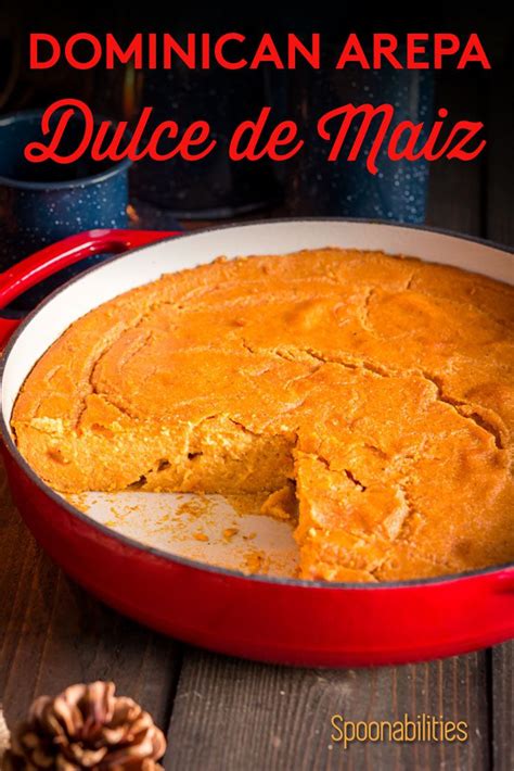 dominican-arepa-dulce-de-maiz-cornmeal-coconut-cake image