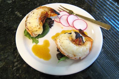chilled-lobster-appetizer-recipe-with-mimosa-dressing image