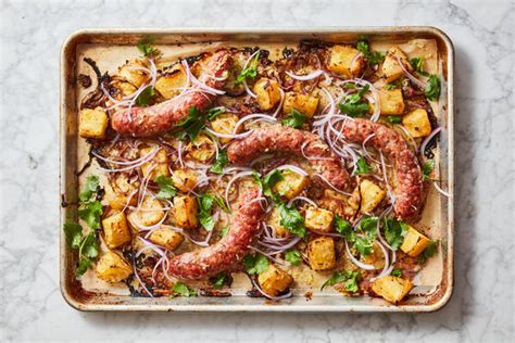 sausages-with-tangy-gingery-pineapple-recipe-pinterest image