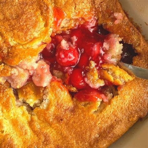 easy-cherry-cobbler-with-canned-pie-filling-salty-side image