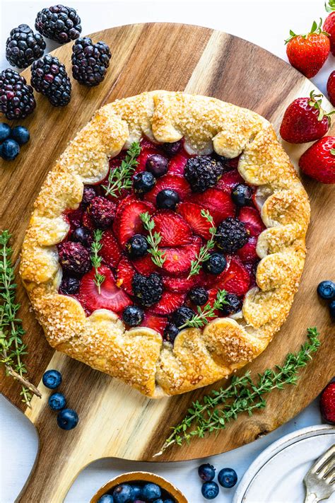 the-best-mixed-berry-galette-recipe-pies-and-tacos image
