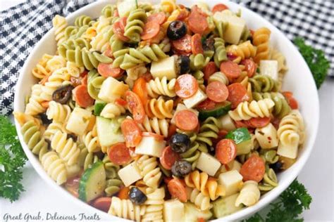 tri-color-rotini-pasta-salad-great-grub image