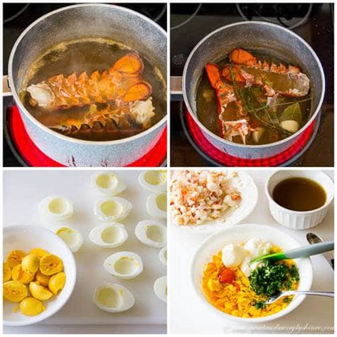 lobster-deviled-eggs-sweet-savory image