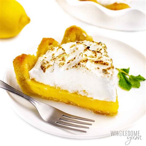 keto-lemon-meringue-pie-wholesome-yum image