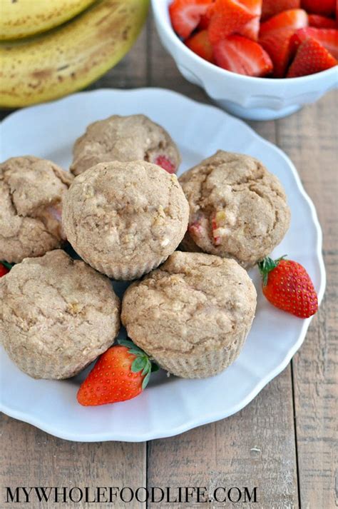 strawberry-banana-muffins-my-whole-food-life image
