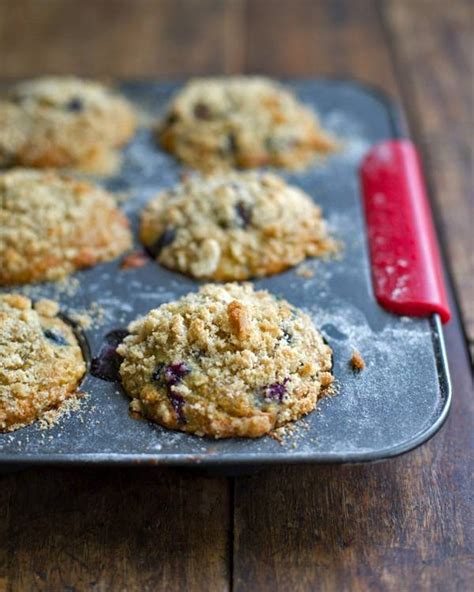 oatmeal-flax-blueberry-muffins-recipe-pinch-of-yum image