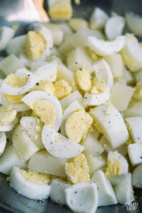 chunky-egg-and-potato-salad-with-pickles image