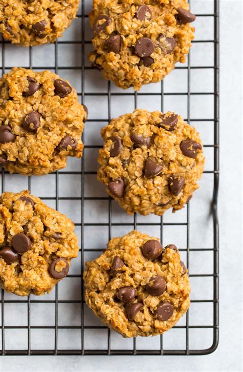 healthy-peanut-butter-oatmeal-cookies image