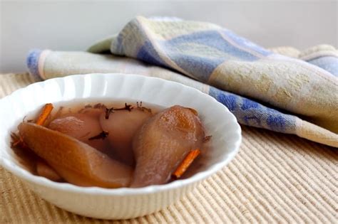 slow-cooker-poached-pears-recipe-simple-nourished image