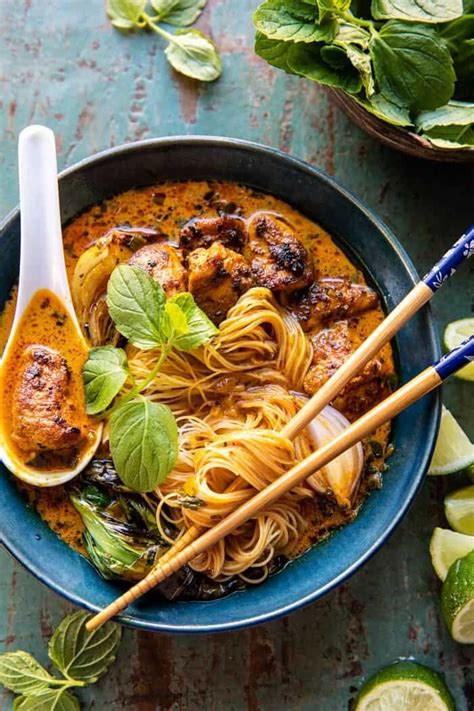30-minute-creamy-thai-turmeric-chicken-and-noodles image