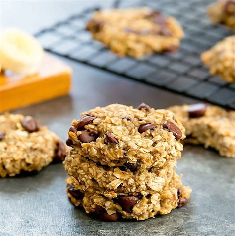 2-ingredient-banana-oatmeal-cookies-kirbies-cravings image