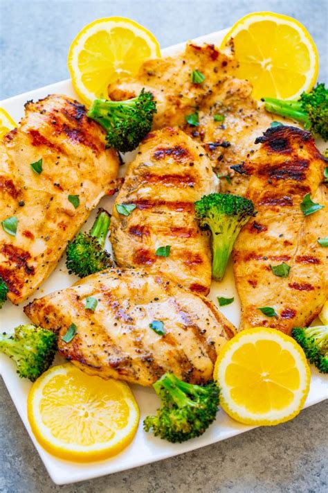grilled-lemon-chicken-healthy-easy image