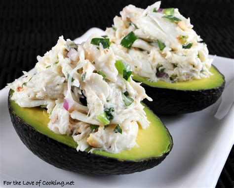 cilantro-and-lime-crab-salad-in-avocado-halves image