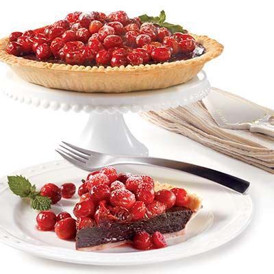 chocolate-cranberry-pie-les-marchs-traditions image