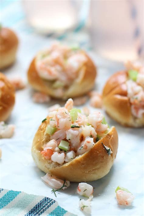 mini-shrimp-rolls-with-dill-on-buttered-challah image