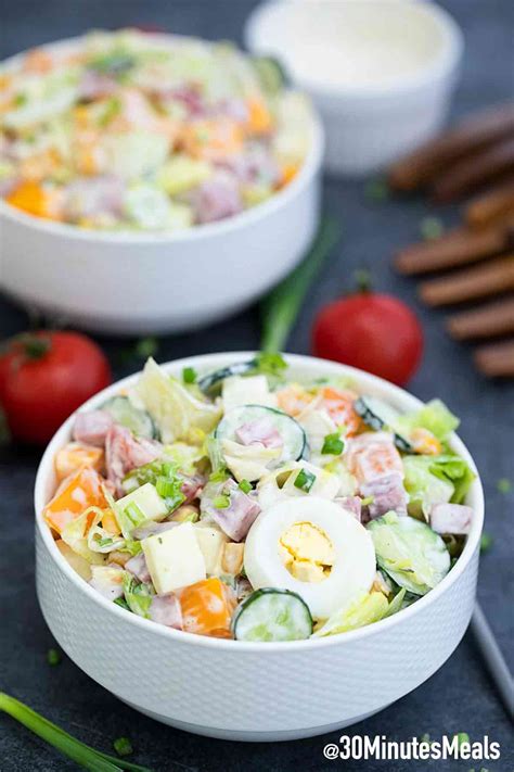 chef-salad-with-ham-30-minutes-meals image