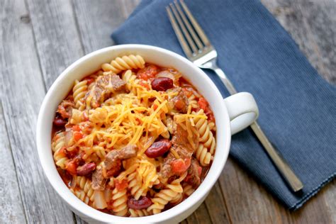 instant-pot-hearty-beef-and-bean-pasta-recipe-fab image