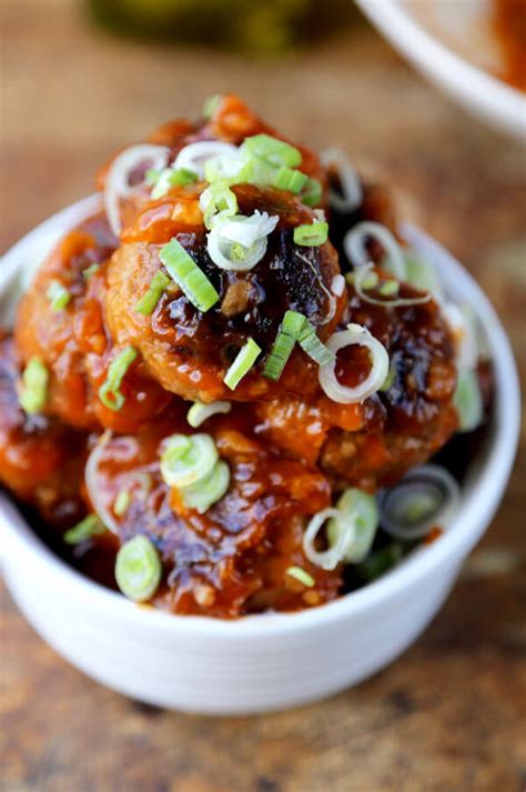 meatless-meatballs-with-sweet-sour-sauce-pickled-plum image