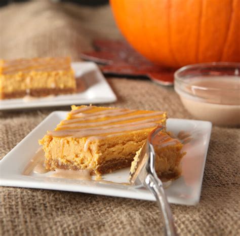 glazed-pumpkin-cheesecake-bars-brownie-bites-blog image