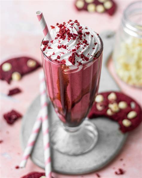 red-velvet-milkshake-recipe-5-ingredients-only-bake image