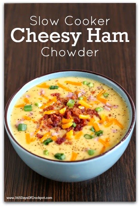 slow-cooker-cheesy-ham-and-potato-chowder image