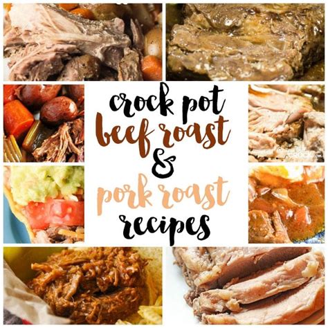 crock-pot-beef-roast-and-slow-cooker-pork-roast image