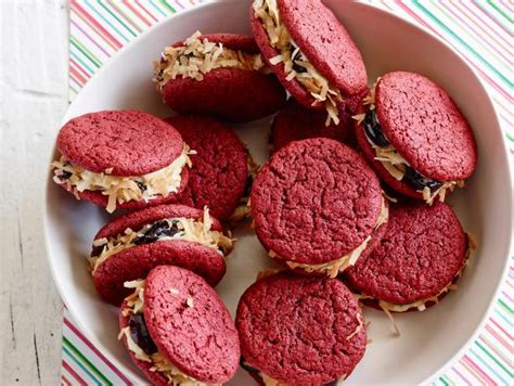 cherry-and-coconut-whoopie-pies-recipe-chuck image